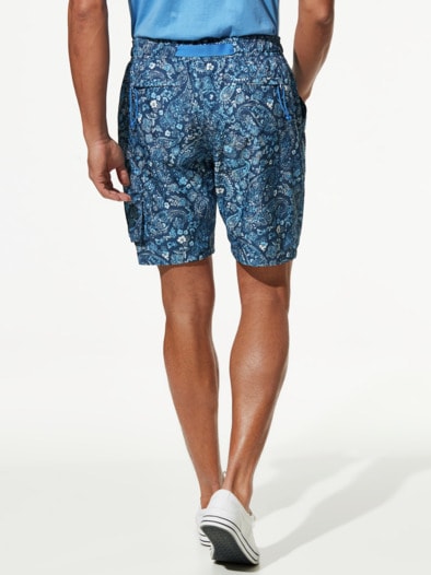 Cargo Strand-Shorts Paisley