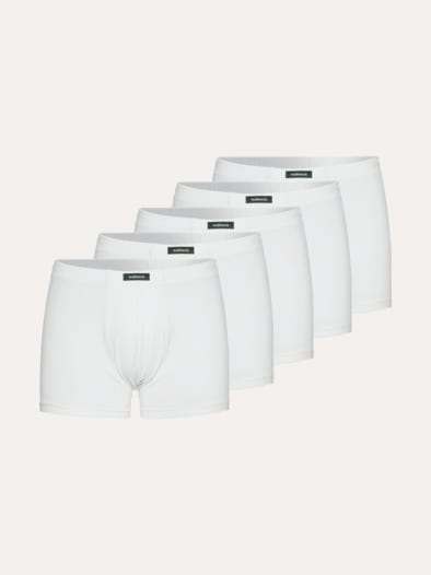 Baumwoll-Pants Everyday 5er Set weiß