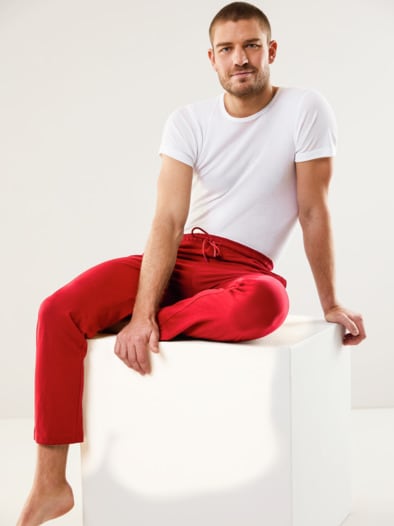 24/7 Hose lang Burgund