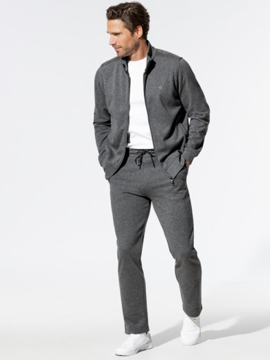 Freizeithose Thermo-Fleece Anthrazit