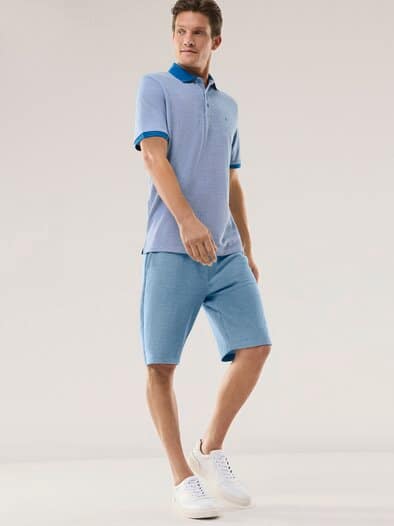 Freizeitshorts Extraglatt Blau