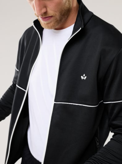 Extraglatt Freizeitjacke Schwarz