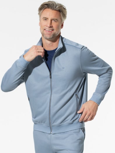 Freizeitjacke Easycare Stahlblau