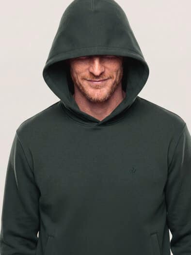 Sweatshirt mit Kapuze Grün