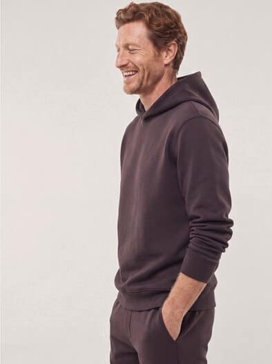 Sweatshirt mit Kapuze Bordeaux