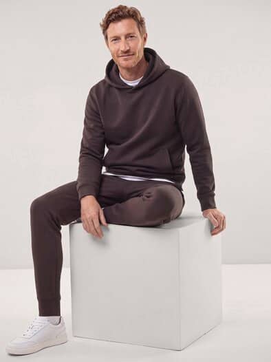 Sweatshirt mit Kapuze Bordeaux