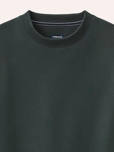 Sweatshirt mit Rundhals Grün