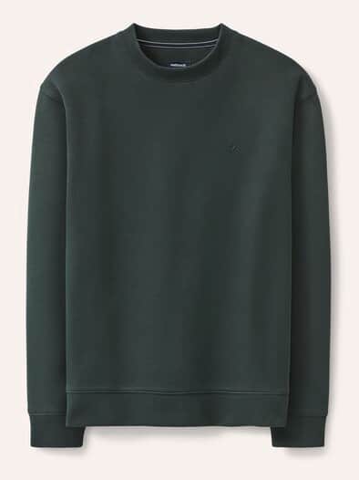 Sweatshirt mit Rundhals Grün