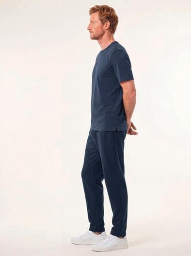 T-Shirt aus Baumwolle Marine