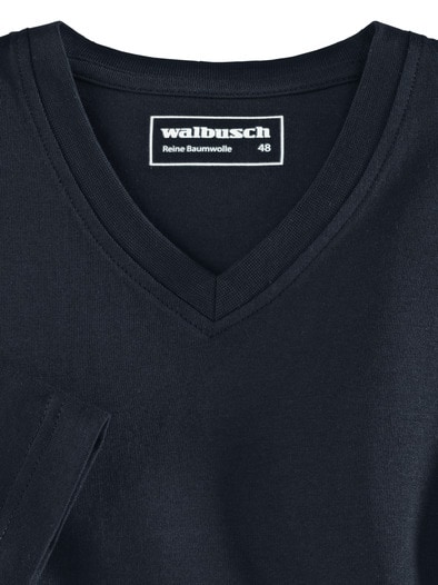 T-Shirt V-Ausschnitt Marine