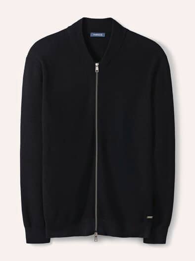 Zip-Jacke Ministruktur Marine