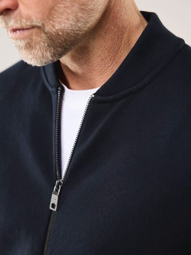 Milano Zip-Jacke Navy