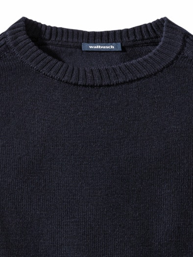 Klima-Komfort Pullover Marine