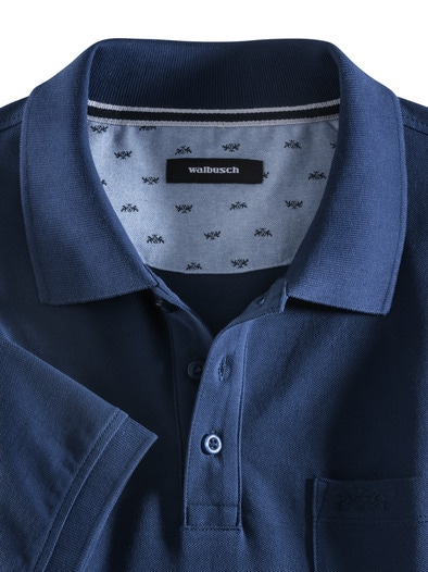Pique-Polo Pima Cotton Royalblau