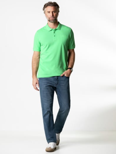 Pique-Polo Pima Cotton Hellgrün