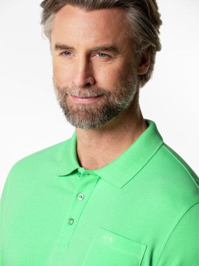 Pique-Polo Pima Cotton Hellgrün