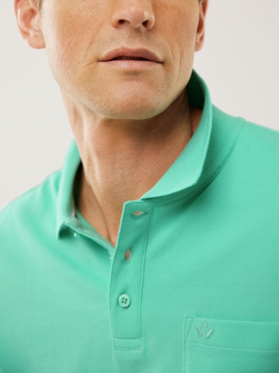 Pique-Polo Pima Cotton Mintgrün