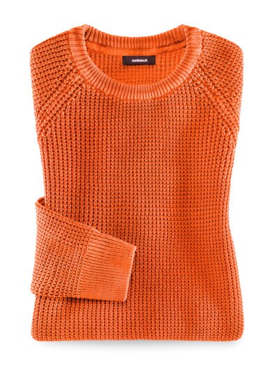 Baumwoll-Pullover Farbeffekt