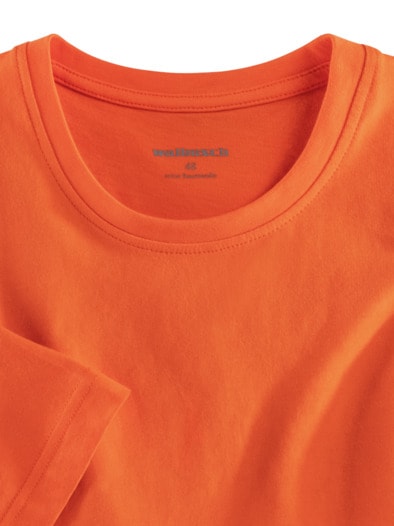 T-Shirt Rundhalsausschnitt Orange