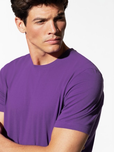 T-Shirt Rundhalsausschnitt Lavendel