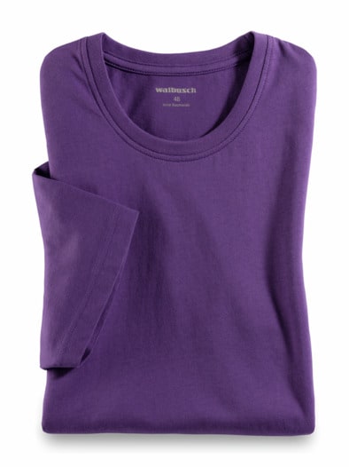 T-Shirt Rundhalsausschnitt Lavendel
