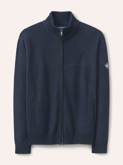 Strickjacke aus Baumwolle Marine