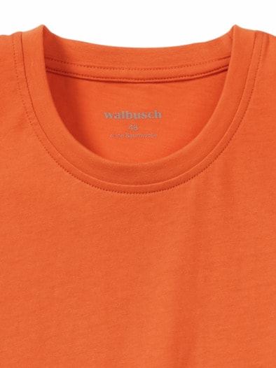 T-Shirt Rundhalsausschnitt Orange