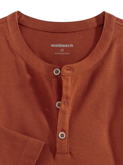 Henley-Shirt Terra
