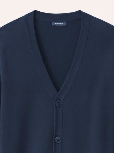 Milano Cardigan mit Baumwolle Marine