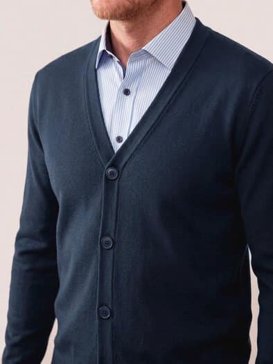 Milano Cardigan mit Baumwolle Marine