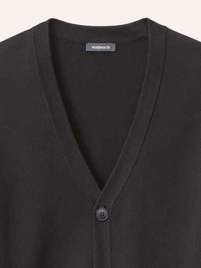 Milano Cardigan mit Baumwolle Schwarz