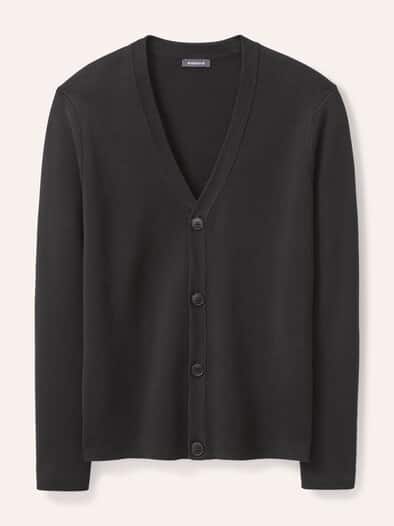 Milano Cardigan mit Baumwolle Schwarz