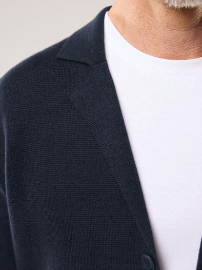 Milano Rib Blazer Navy