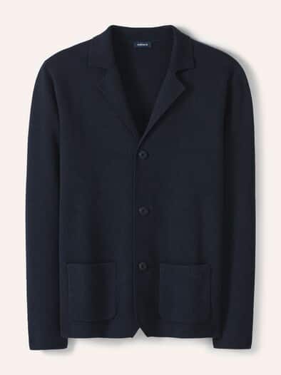 Milano Rib Blazer Navy