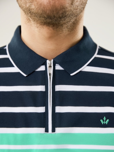 Club Polo Streifen Mint