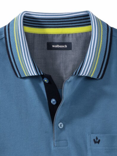 Extraglatt-Polo Sportsman Azurblau