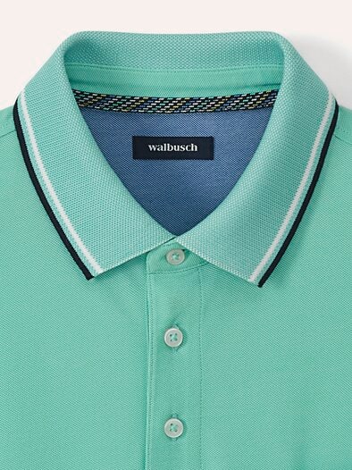 Extraglatt-Polo Bicolor Uni Mint