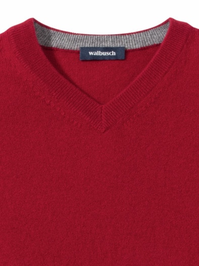 Premium Cashmere-Pullover Rot