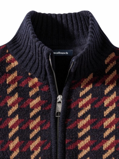 Wollmix-Troyer Marine/Bordeaux