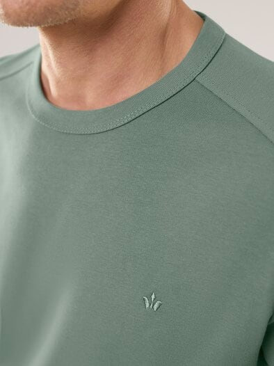 Das zu schade für drunter-Shirt Lindgrün