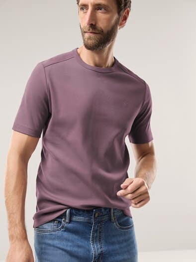 Das zu schade für drunter-Shirt Flieder