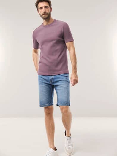 Das zu schade für drunter-Shirt Flieder