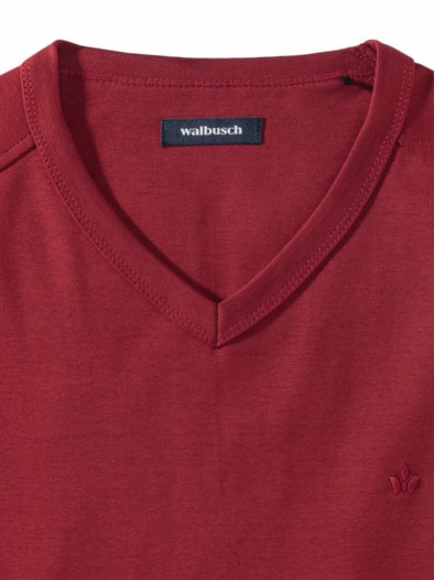 Zu schade für drunter Shirt V-Neck Rot