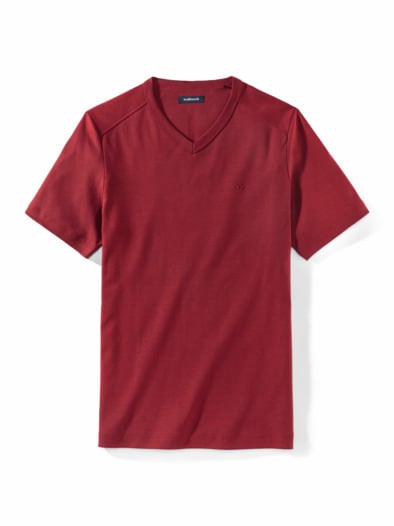 Zu schade für drunter Shirt V-Neck Rot