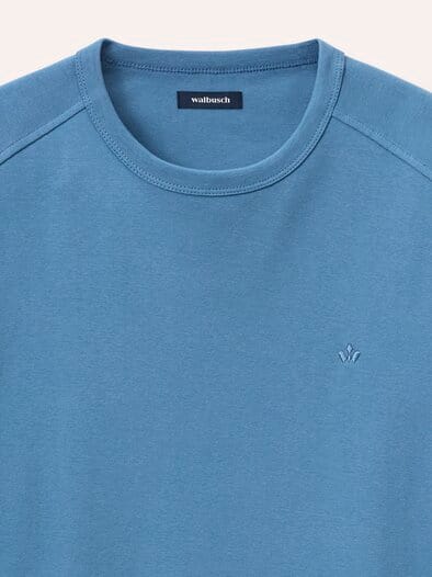 Das zu schade für drunter-Shirt Rauchblau
