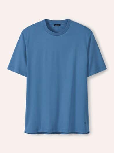 Walbusch T-Shirt Blue Size 48 9