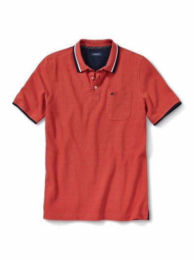 Pique-Polo Hitzefrei Koralle