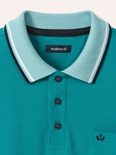 Pique-Polo Hitzefrei Uni Aqua