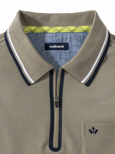 Thermoleicht-Polo Zip and Go Schilf
