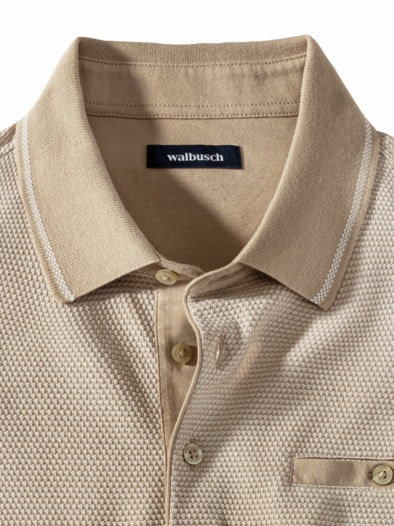Extraglatt-Polo Bestklima Safrai Beige
